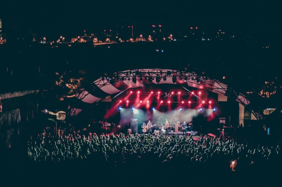 Concert at amphitheater